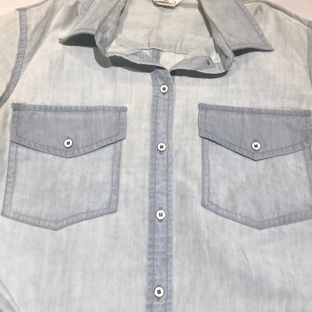 2 FOR $15 jean button up - Picture 3 of 3